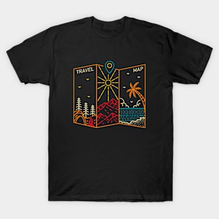 Travel Map T-Shirt